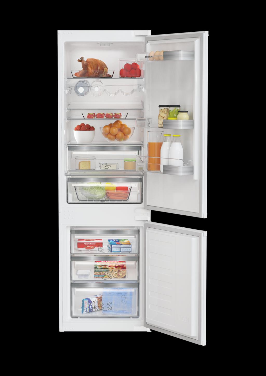 Frigorifero combinato incasso reversibile GKMI25730N 275 LT Grundig classe F