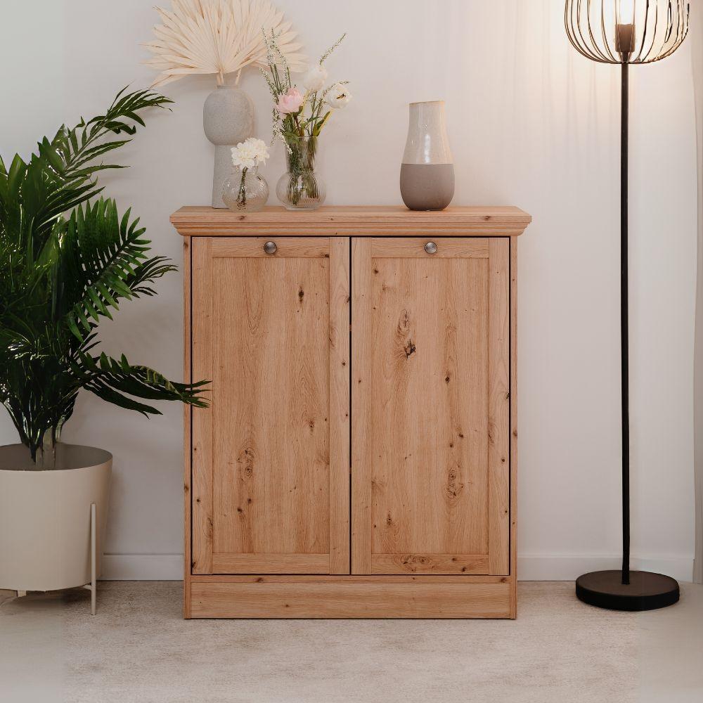 Credenza Timber 01A con 2 ante colore rovere anticato