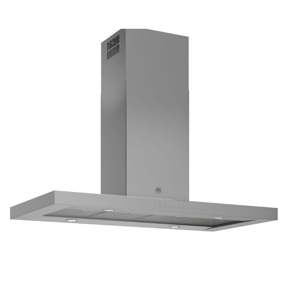 Cappa ad isola Bertazzoni KTI120PRO1XA 120 cm. un motore a tre velocit&agrave; inox classe A