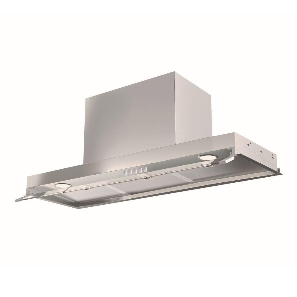 Cappa Samet Kripto90ND incasso sistema no drop per piani ad induzione 90cm. inox classe C