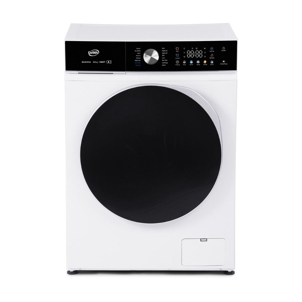 Lavatrice Daya MAGIC12A3 1400 giri 12 kg inverter BLCD con display touch a colori bianco classe A