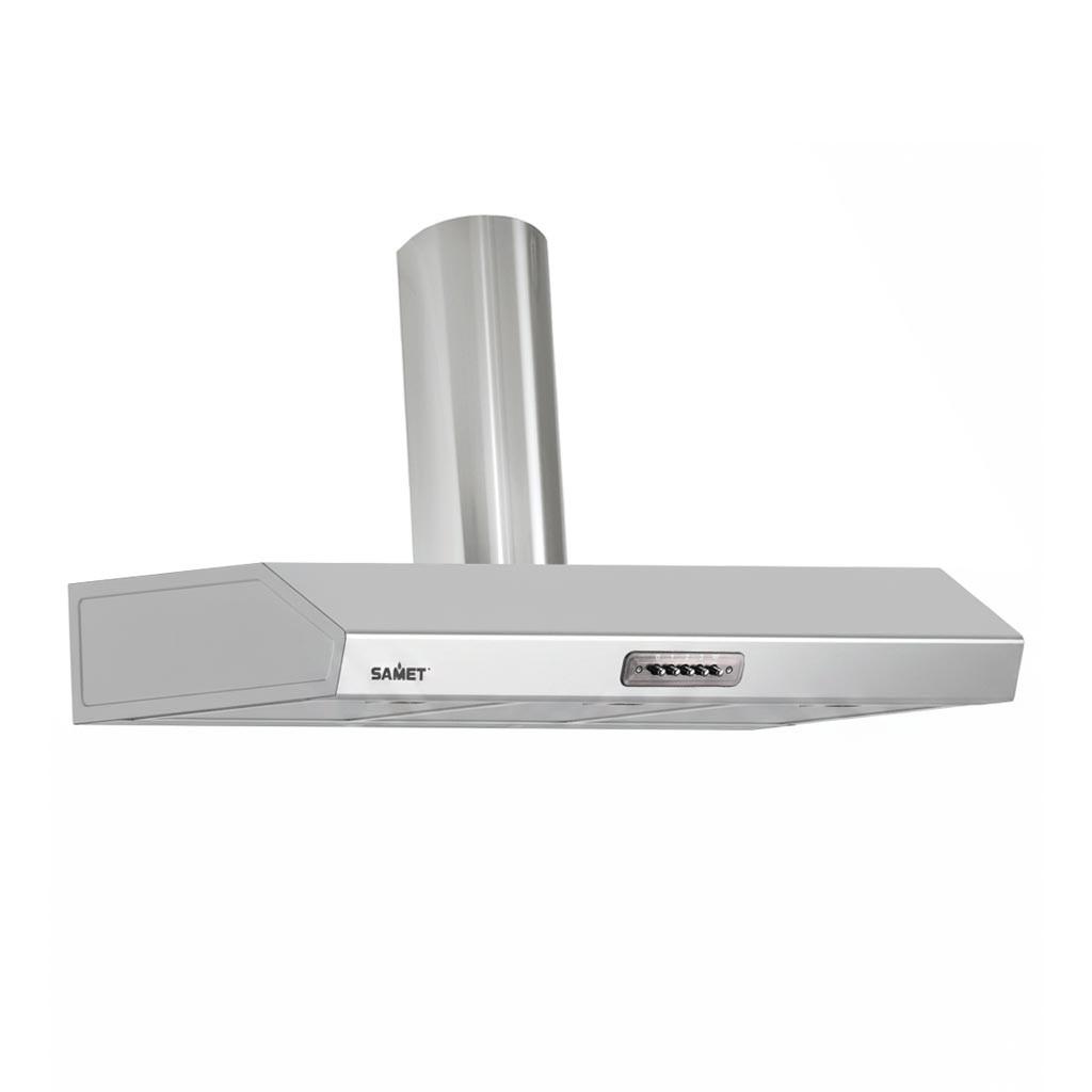 Cappa Samet Maestrale 90 con camino 90 cm 1 motore inox