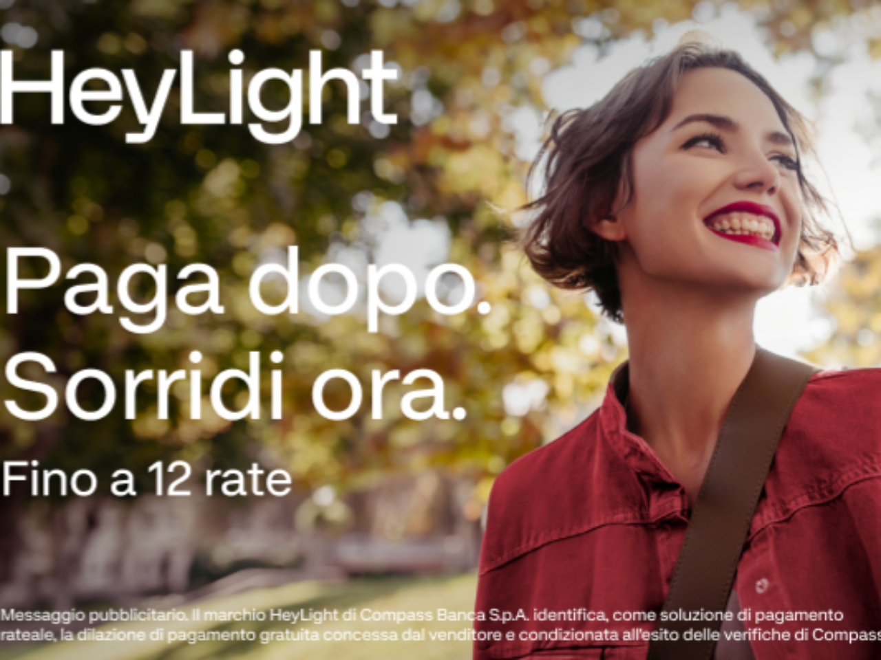 NUOVO SERVIZIO DI FINANZIAMENTO: HEYLIGHT