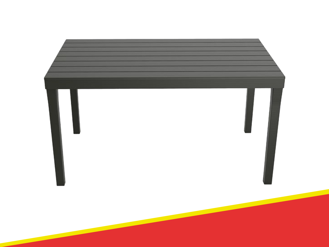 906194 - TAVOLO DA ESTERNO SUMATRA ANTRACITE 138x80CM