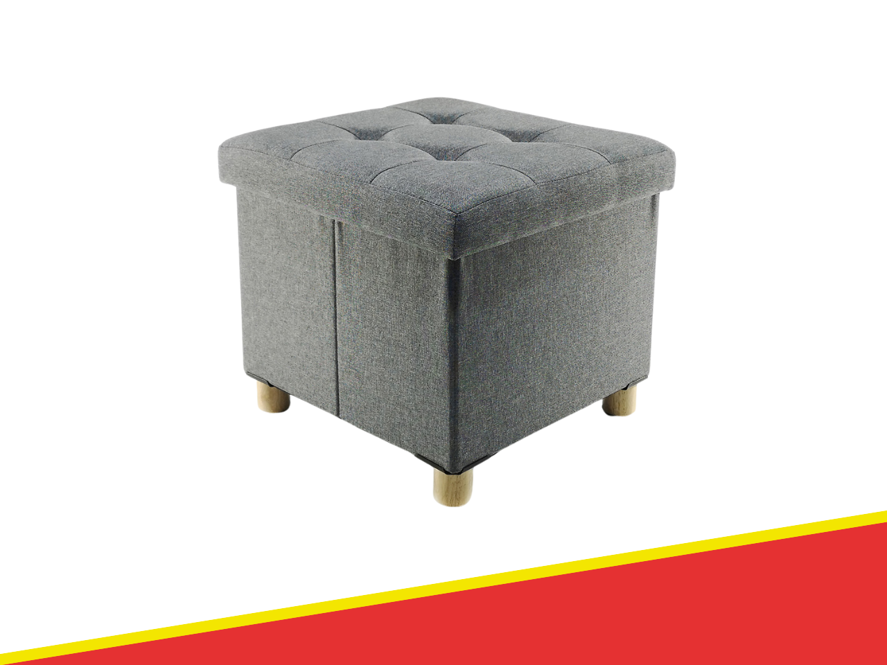 921716 - POUF CONTENITORE RICHIUDIBILE