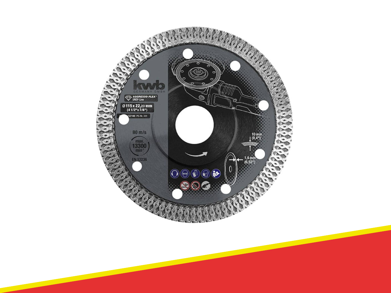 921641 - DISCO DIAMANTATO KWB 115 MM