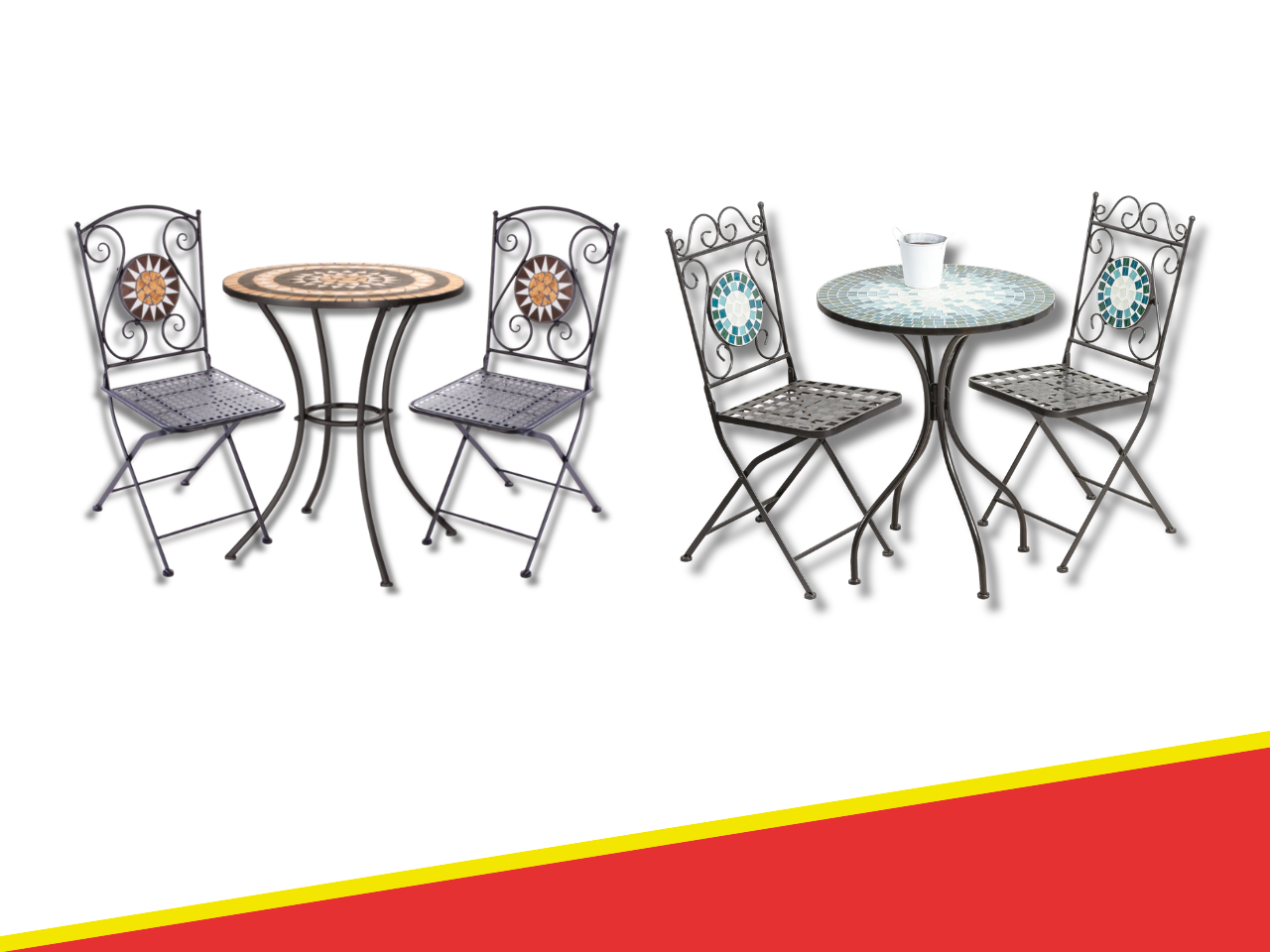 923146-922199 - SET TAVOLINO E SEDIE MOSAICO