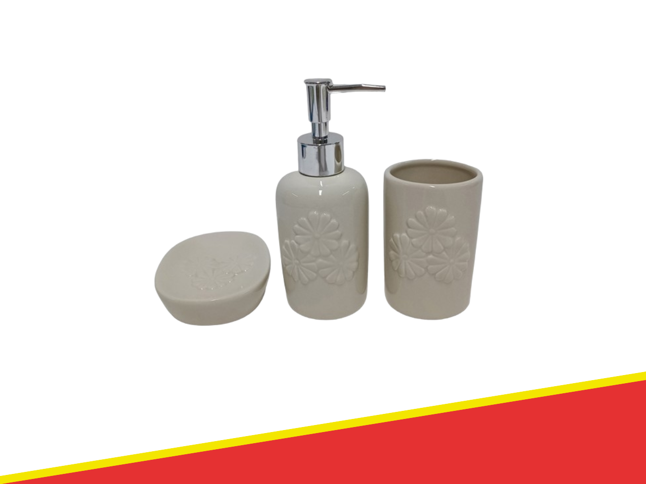 924287 - SET BAGNO 3 PZ CERAMICA