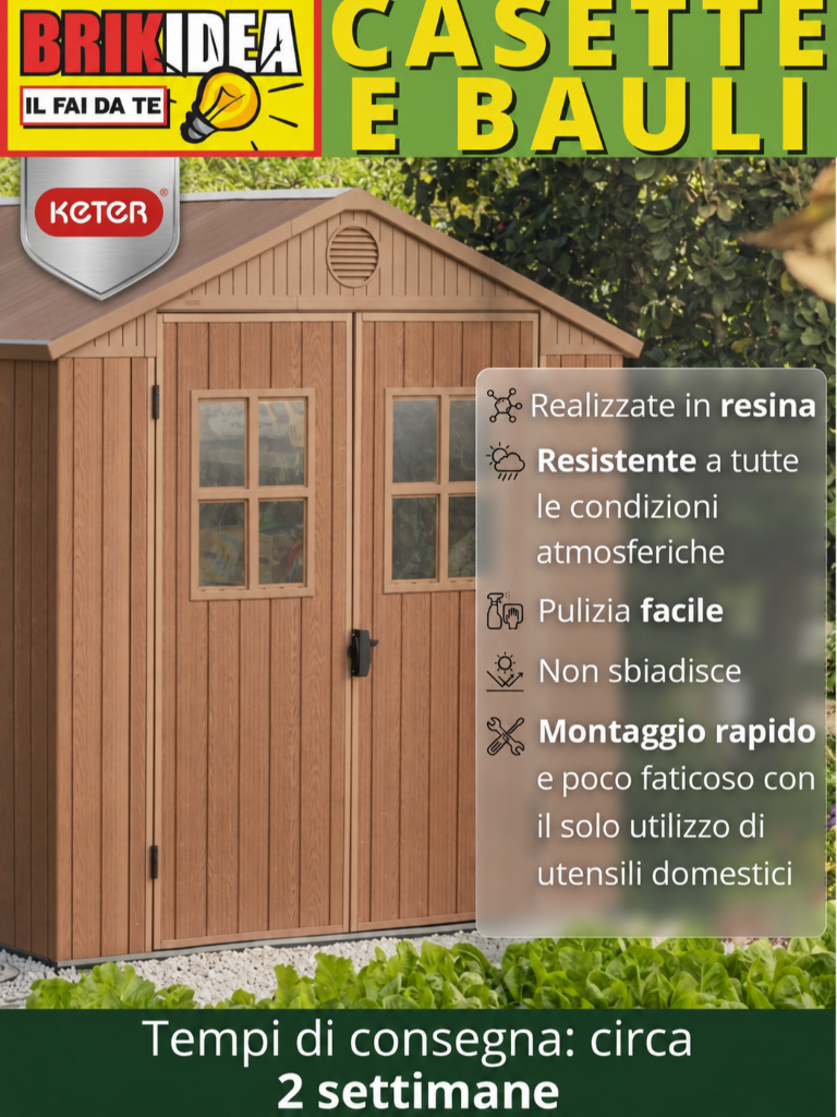 CATALOGO CASETTE E PORTA ATTREZZI DA GIARDINO